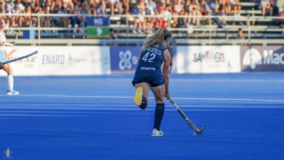 Victoria Falasco Geba Victoria Falasco with Las Leonas