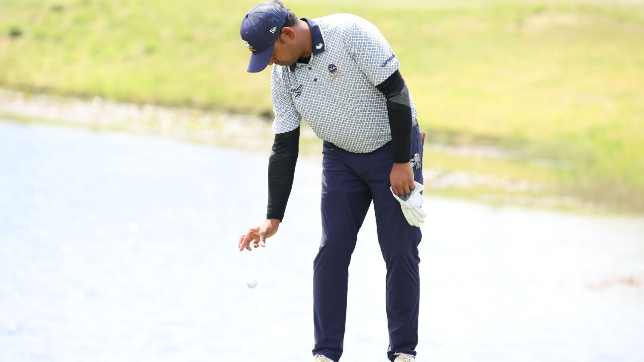 Lahiri’s bad luck at LIV event leads to 7-over 79