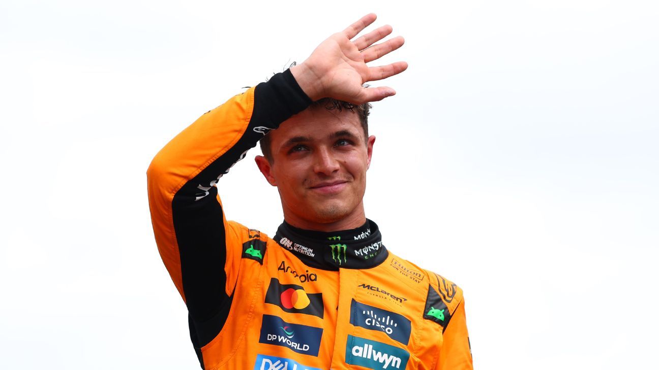Lando Norris wins wet, chaotic Miami GP sprint under safety car