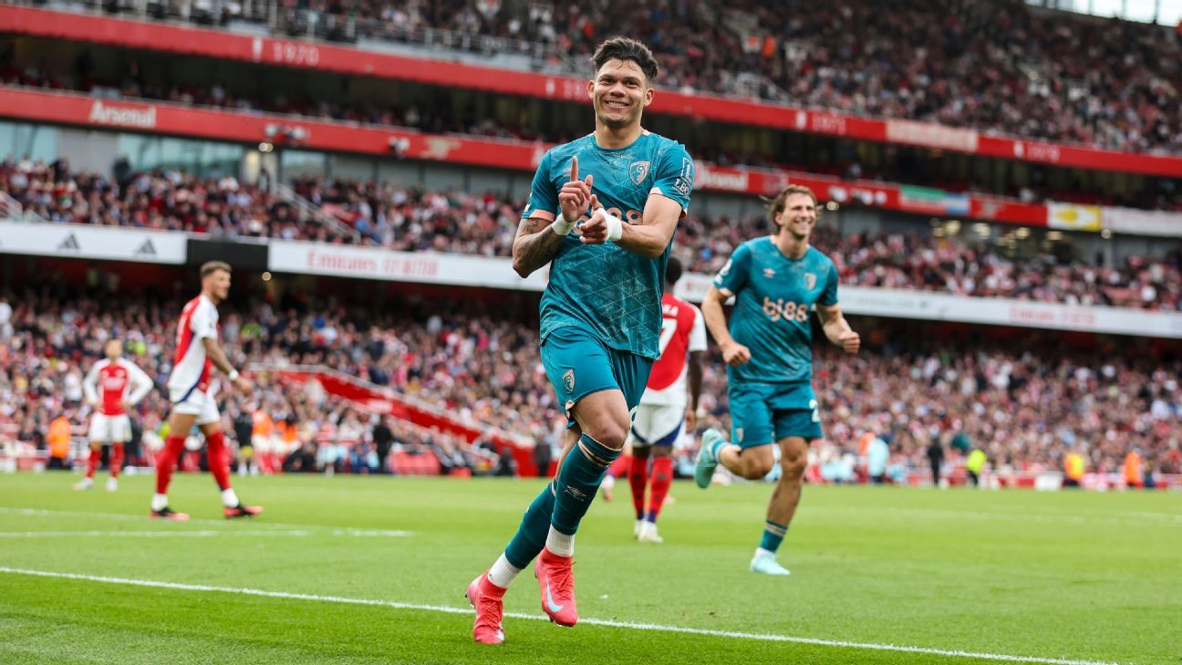 Arsenal leva virada do Bournemouth e acumula terceiro tropeço seguido antes de 'decisão' com o PSG
