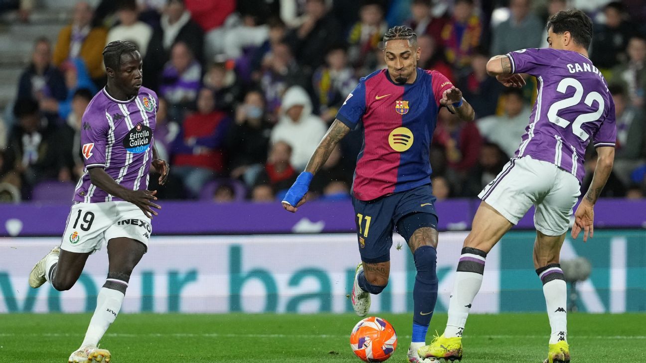 Barcelona poupa titulares, mas 'apela' para virar contra o Valladolid e pode ser campeão contra o Real Madrid