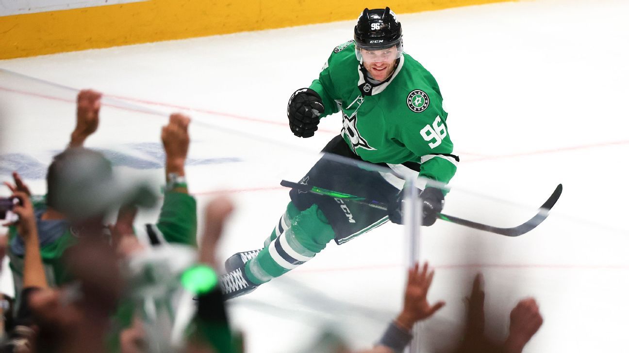 Rantanen's 'fitting' hat trick caps Stars' G7 win
