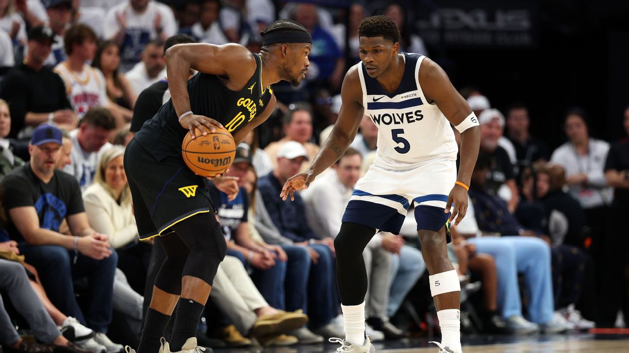Follow live: Steph-less Warriors look to build 2-0 lead vs. Edwards, Wolves