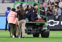 Angel City's King 'responsive' after leaving field on stretcher