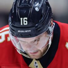 Panthers captain Aleksander Barkov 'all right' after hard hit