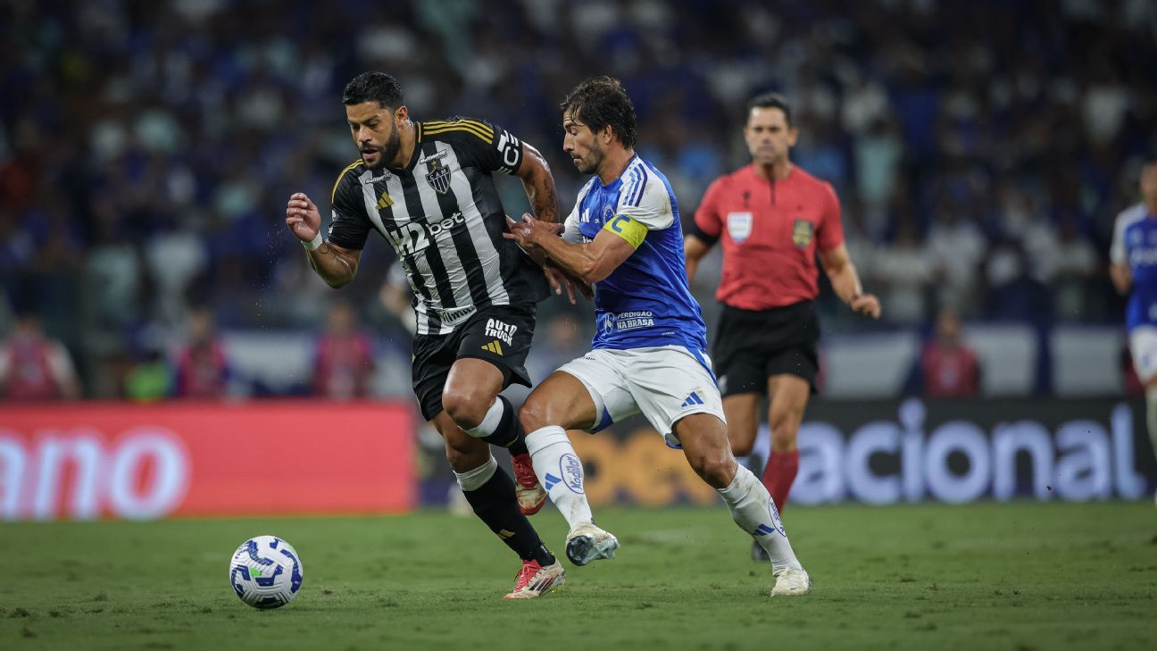 Cruzeiro empata com Atlético-MG e desperdiça chance de alcançar vice-liderança do Brasileirão