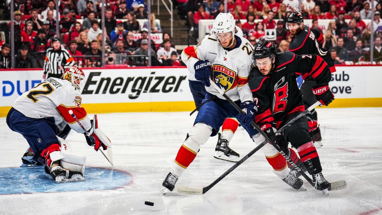 Panthers win big in Game 1: Grades for both teams, players to watch for Game 2