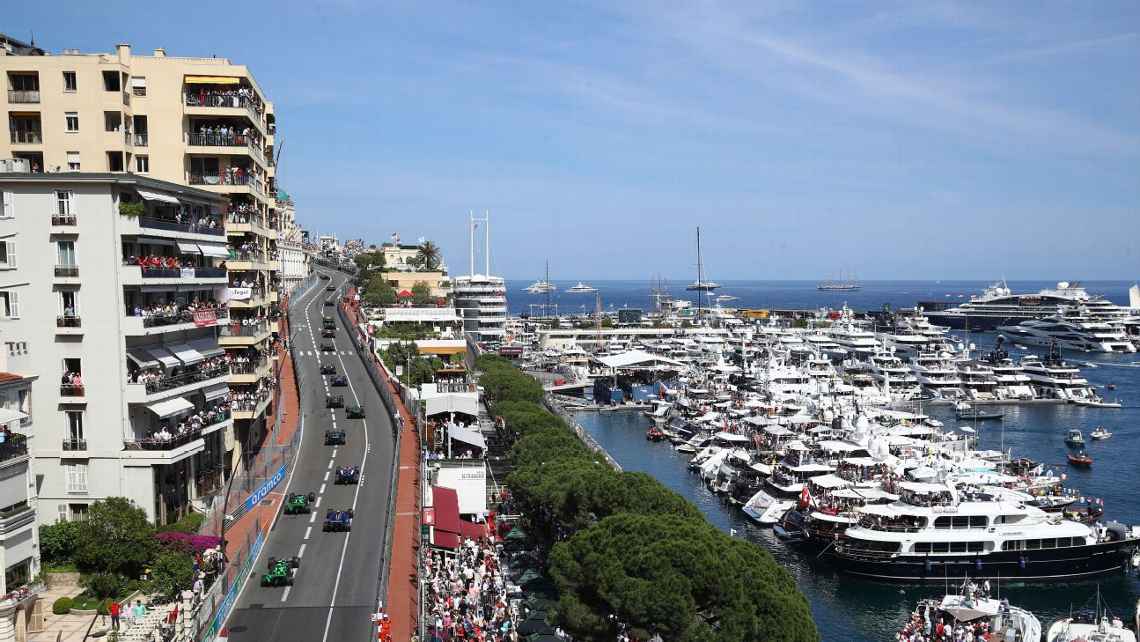 Monaco Grand Prix race start