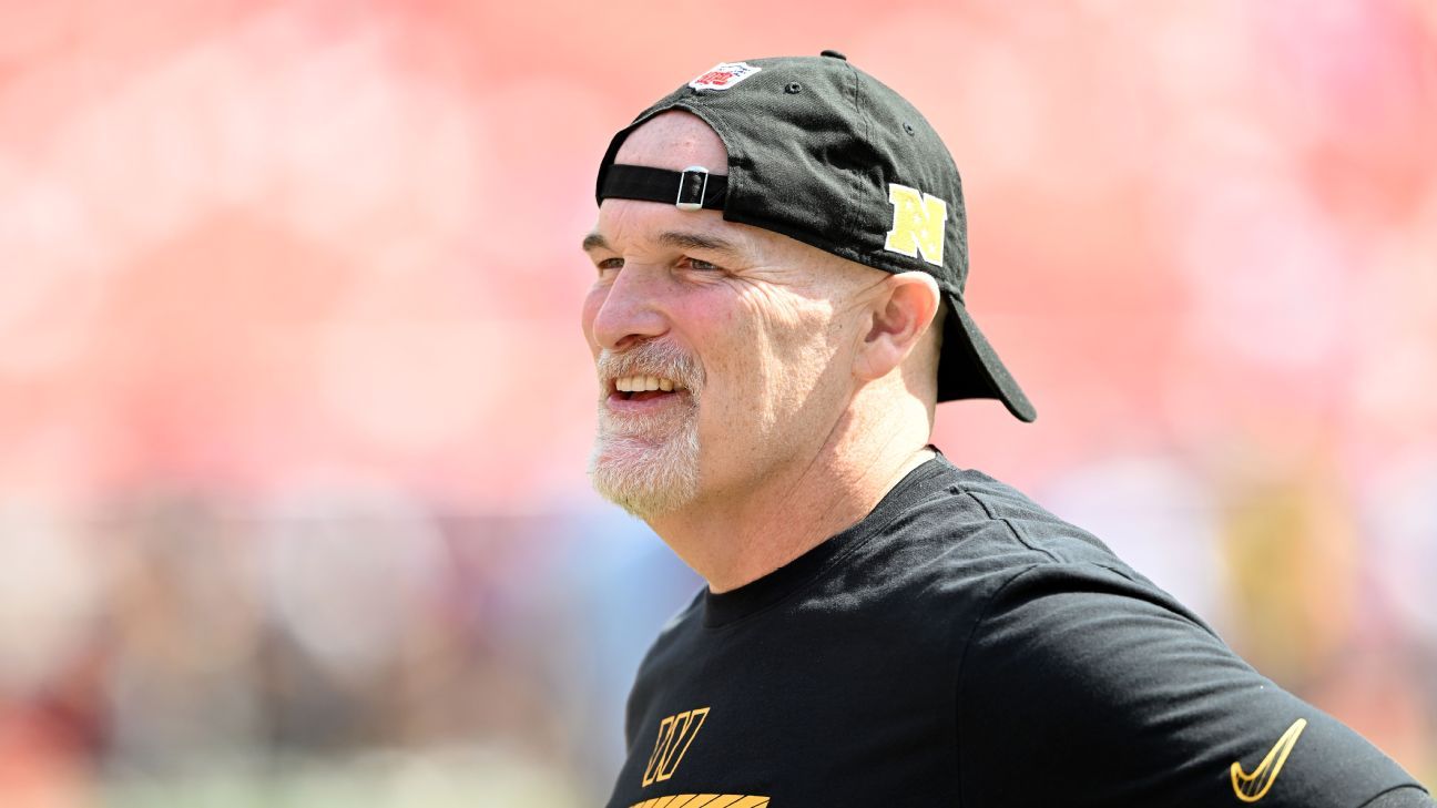 ‘Go and change the world’: Commanders’ Dan Quinn delivers speech at alma mater