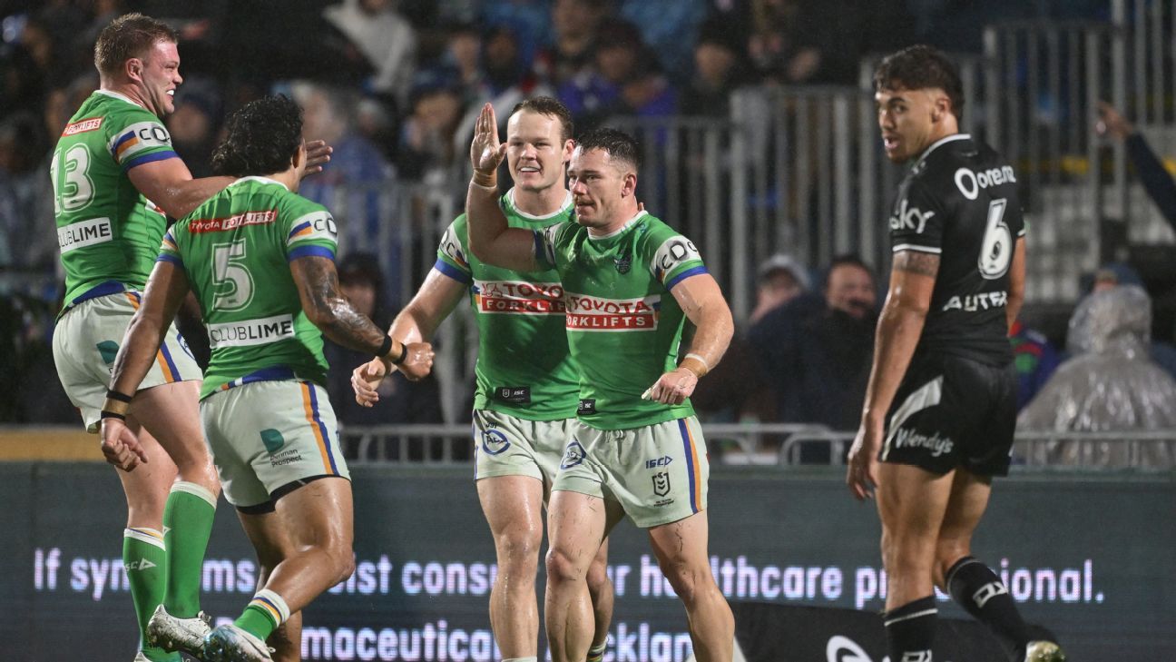 Raiders climb to second spot after stunning Warriors