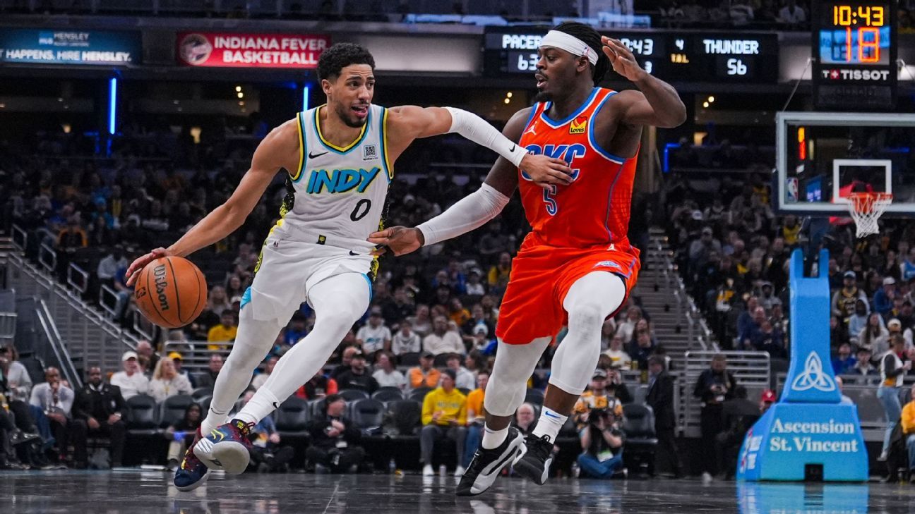 Tyrese Haliburton y Luguentz Dort