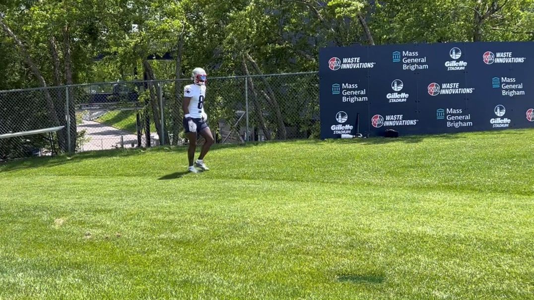 Diggs at Pats OTA after absence, viral boat video