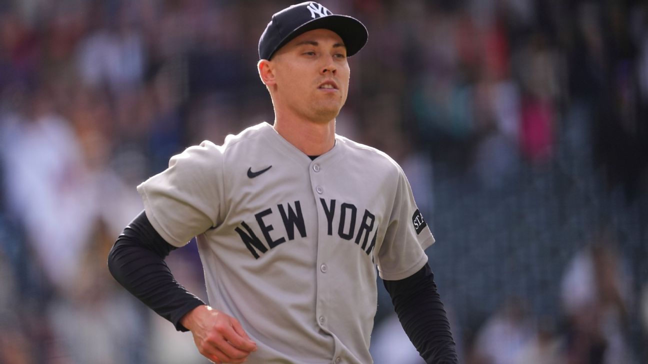 Yankees put P Weaver on IL, activate IF Chisholm