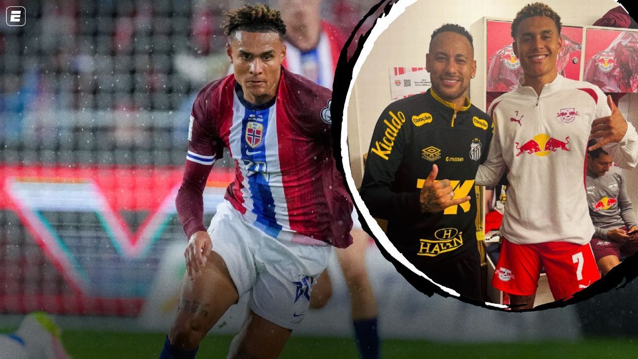 Carrasco da Itália nas eliminatórias trocou camisa com Neymar e dispensou comparações com astro do Santos: 'Quero ser eu mesmo'