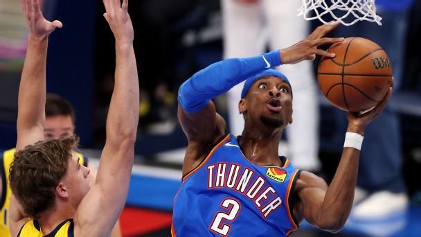 Pacers and Thunder logos