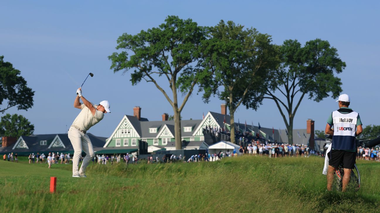 All the best shots and moments from the 2025 U.S. Open first round