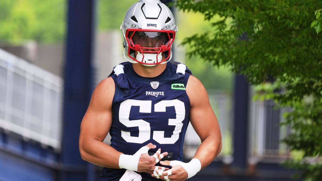 Patriots LB Christian Elliss continues push for starting role
