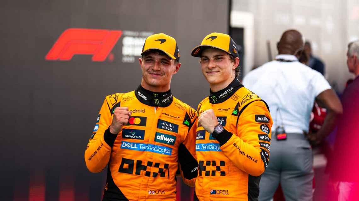 Oscar Piastri leads Lando Norris in championship