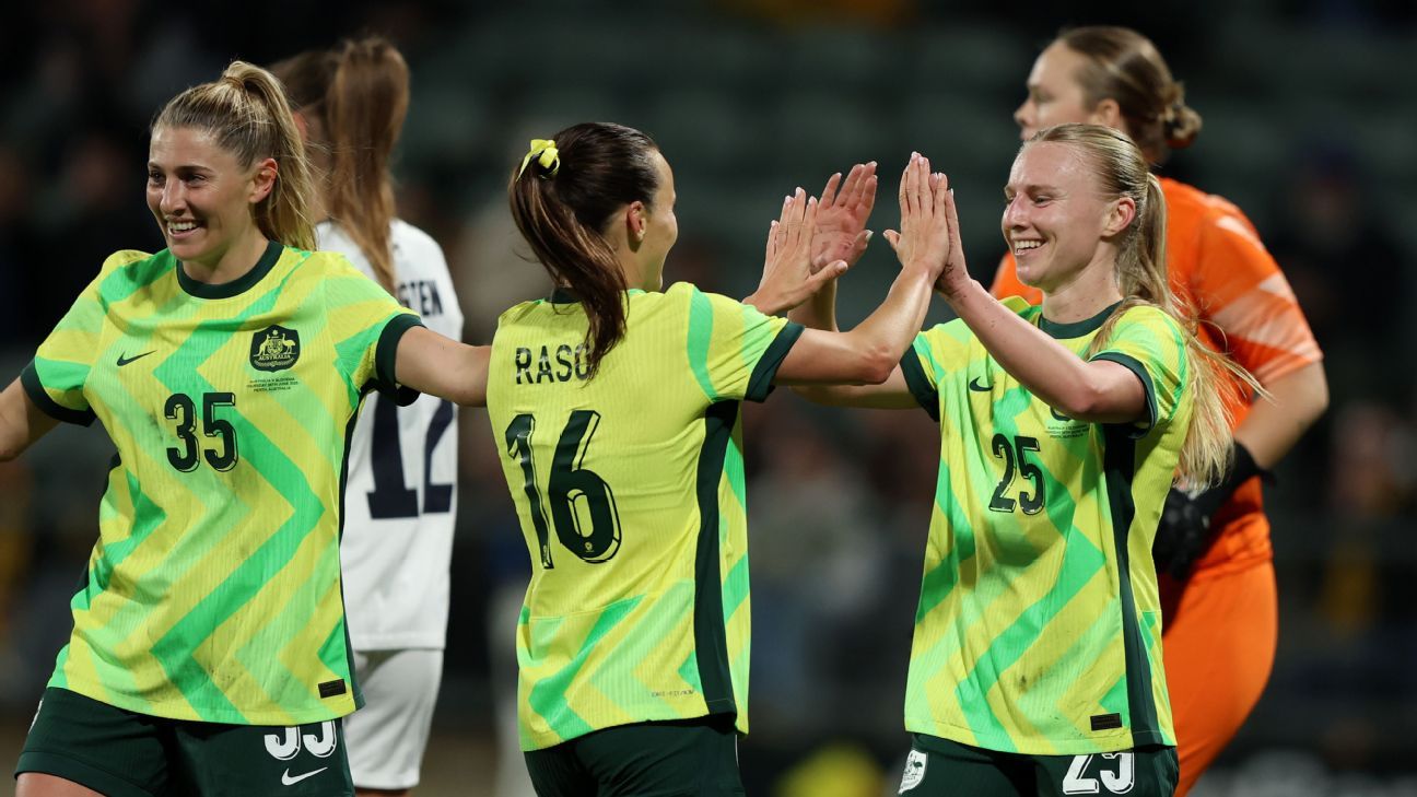 Matildas' Montemurro era begins with patchy win