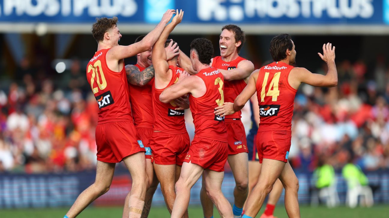 Suns beat Demons to re-ignite push for first AFL finals