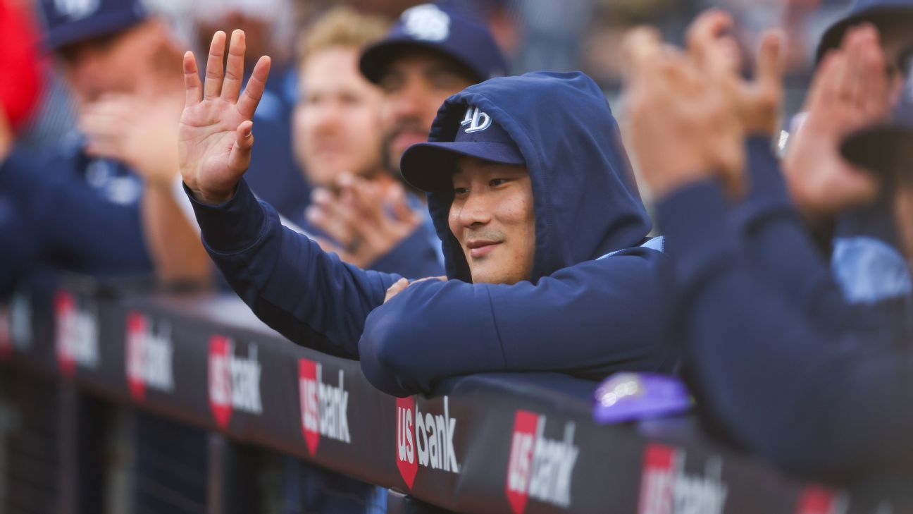 Rays infielder Kim (shoulder) to make debut Friday
