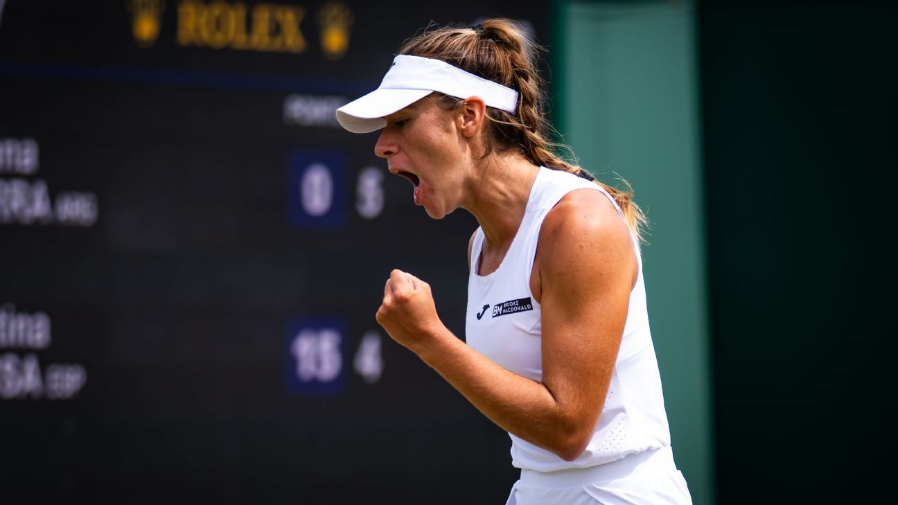 Cuándo y contra quién vuelve a jugar Solana Sierra en Wimbledon - ESPN
