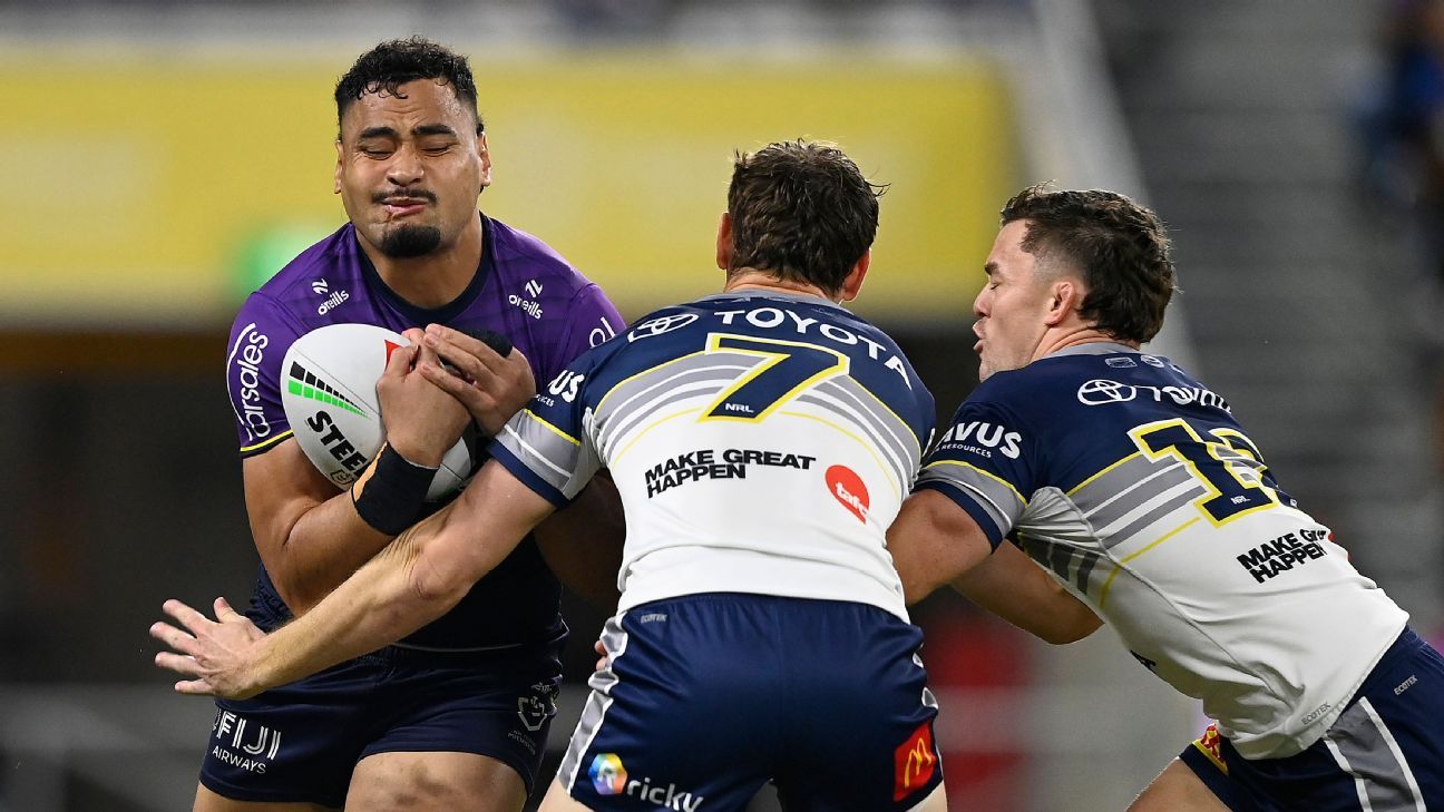 Meaney stars as Storm go second with win over Cowboys
