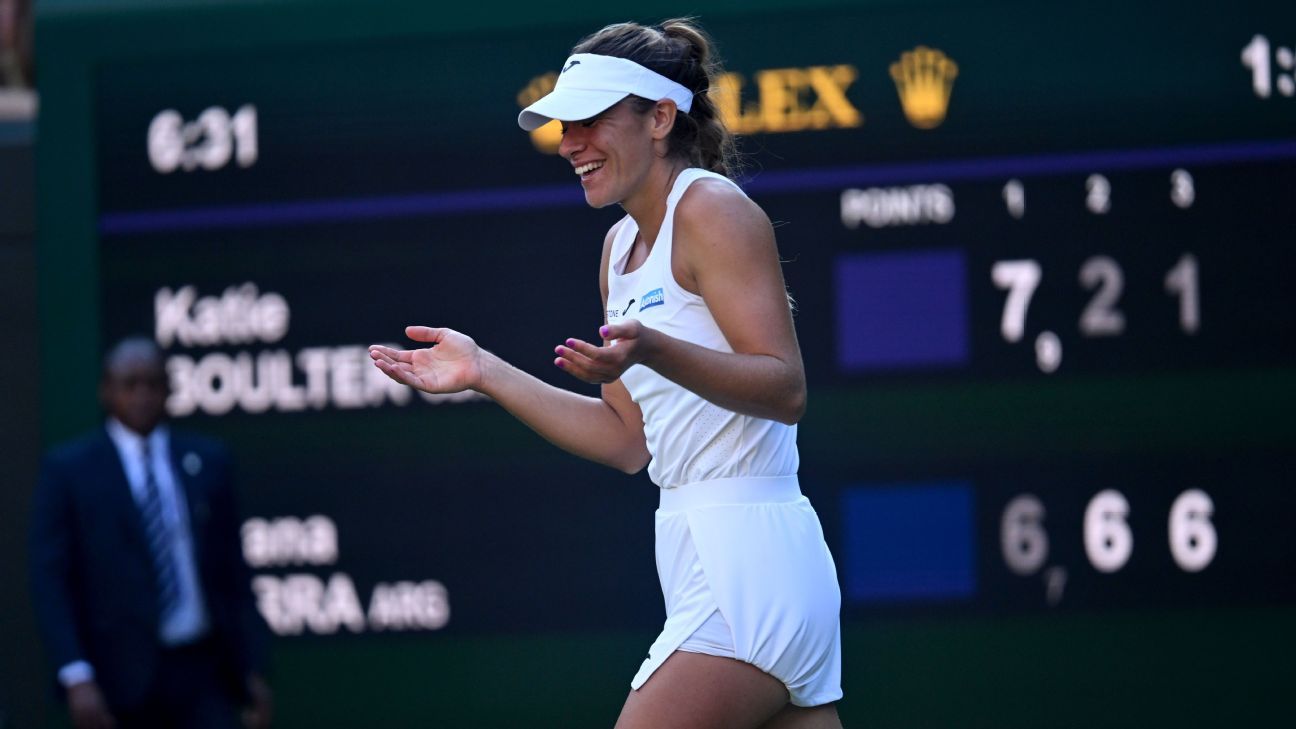 El conmovedor posteo de Solana Sierra luego de su histórico Wimbledon - ESPN