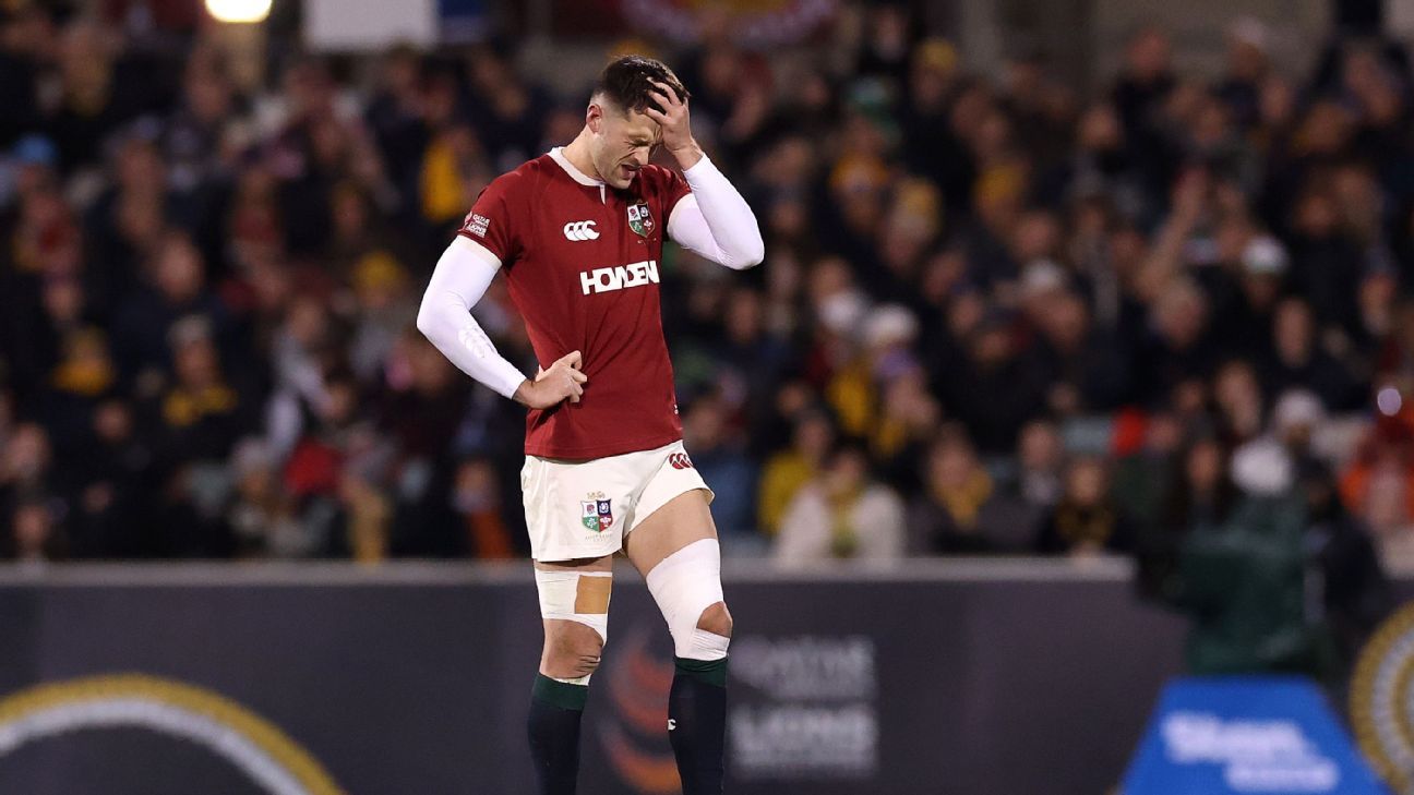 Kinghorn: Lesión en victoria de Lions no grave; Farrell respira