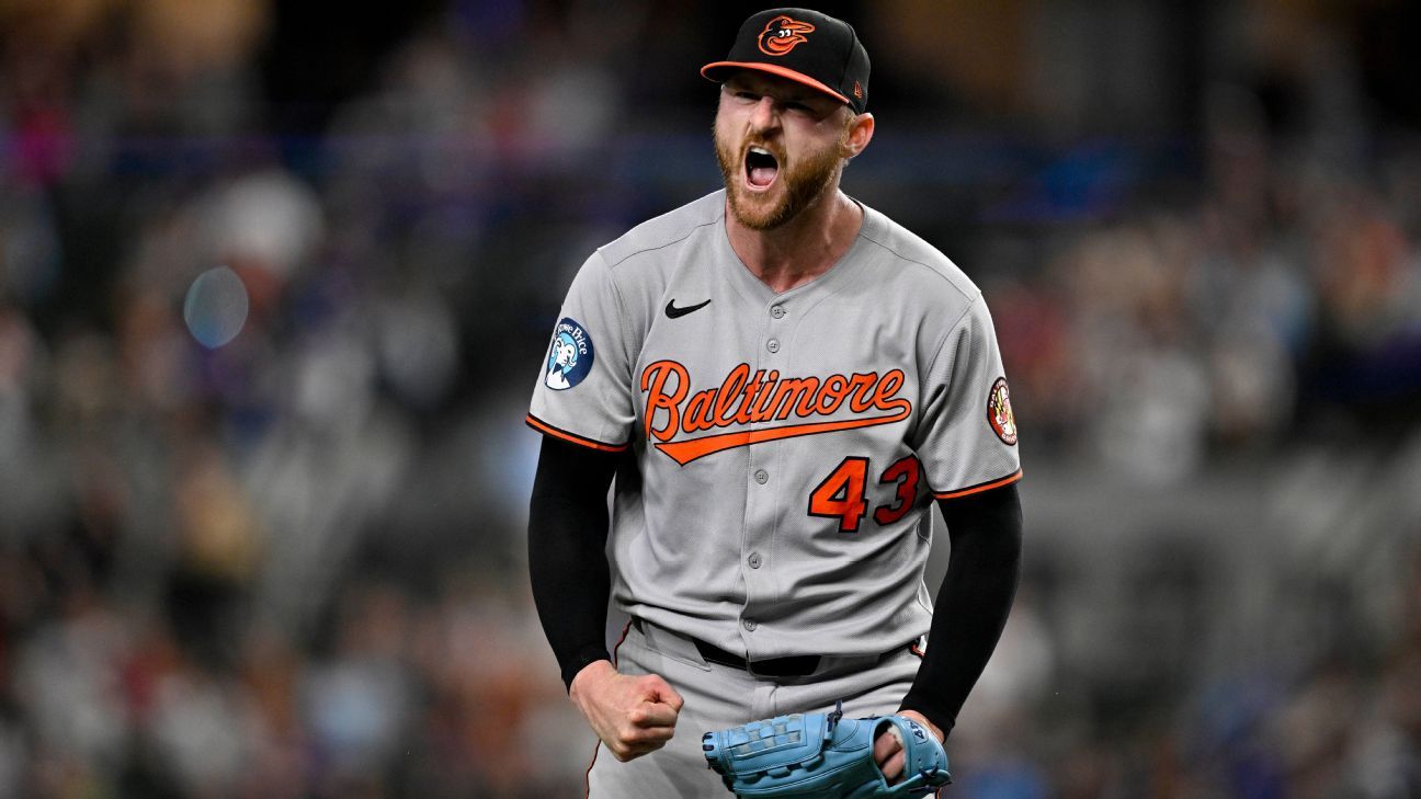 Orioles trade reliever Bryan Baker to Rays for draft pick - ESPN