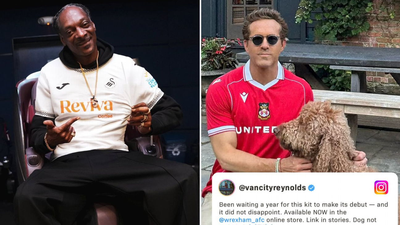 Snoop Dogg helps Swansea take pop at Wrexham with kit launch
