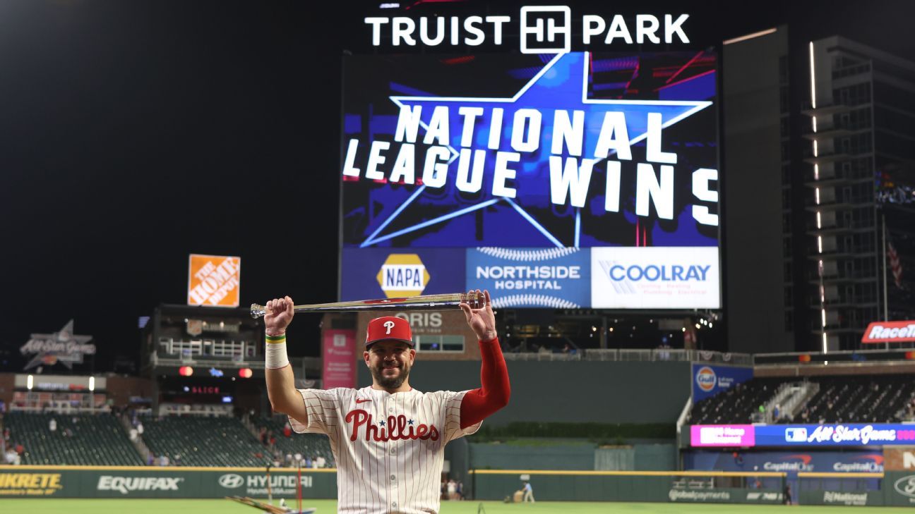 Schwarber, NL win All-Star Game in 1st tiebreak HR swing-off