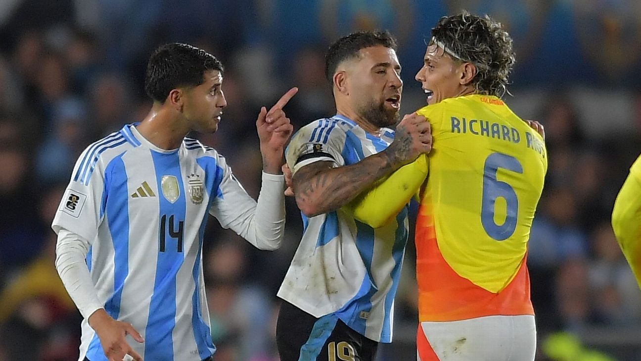 Como foi 'treta' entre Richard Ríos e Otamendi que rendeu pergunta inusitada em chegada de ex-Palmeiras ao Benfica