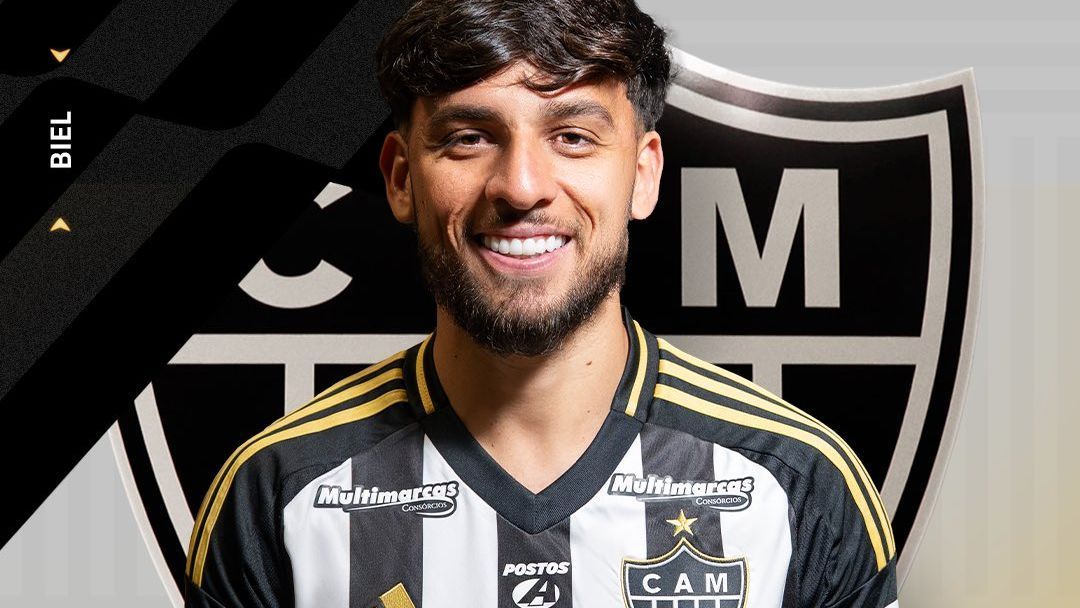 Atlético-MG anuncia a contratação do atacante Biel, ex-Bahia, por empréstimo