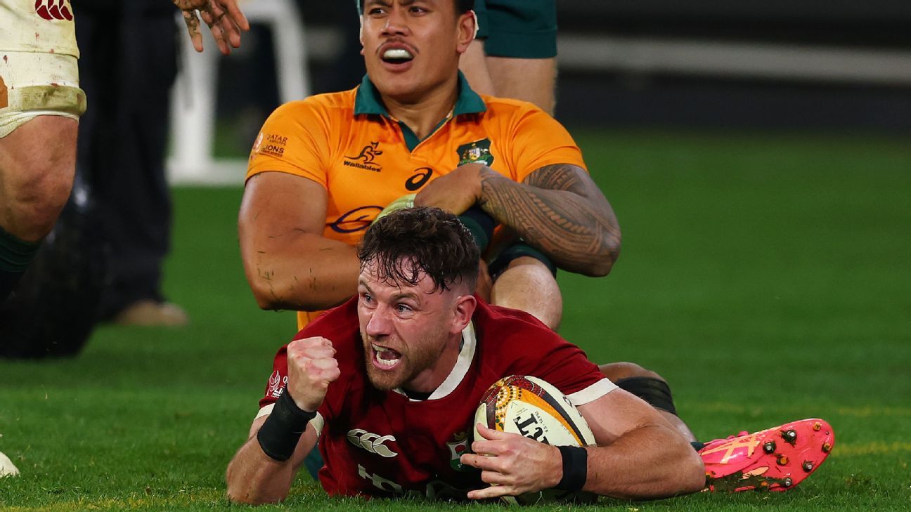 Los Leones celebran la victoria en Melbourne.
