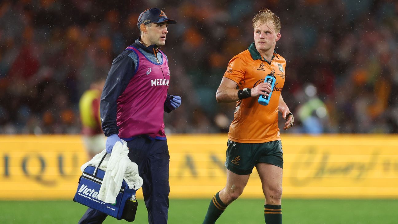 Tom Lynagh abandona el tercer Test en Sídney por un HIA del que no regresó