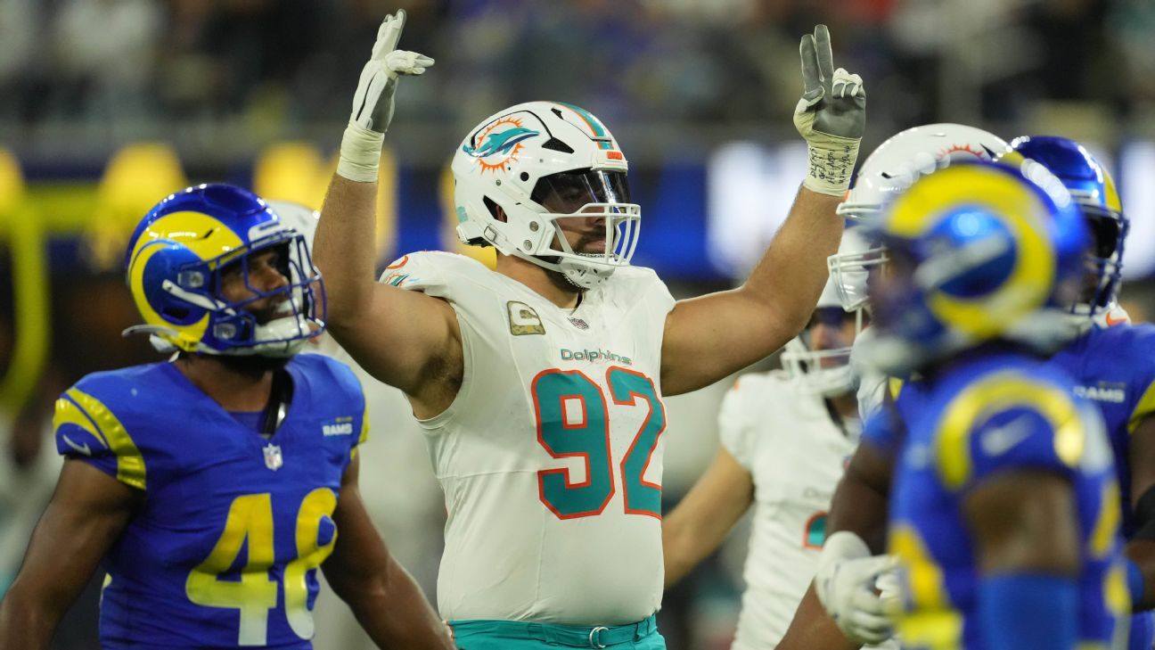 Dolphins, DT Zach Sieler reach 3-year, .75 million extension