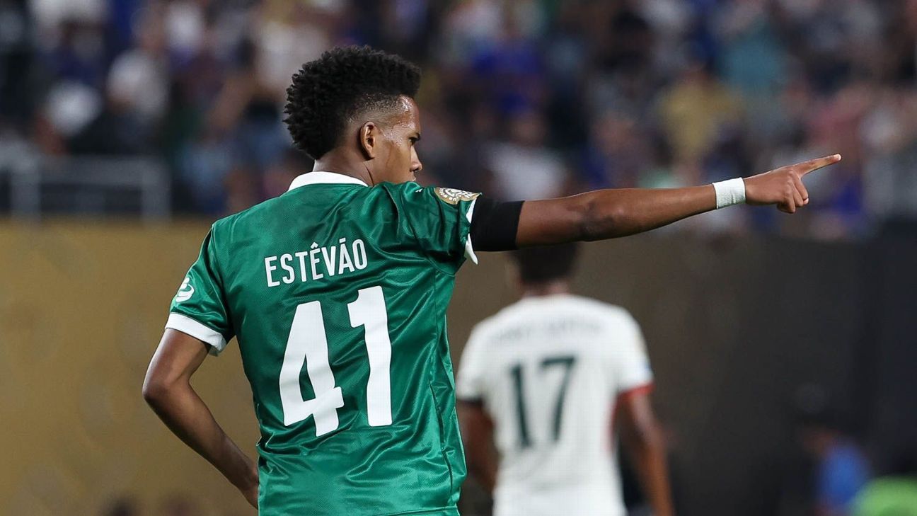 Estêvão indicado ao prêmio de Melhor Jogador Sub-21 na Bola de Ouro.