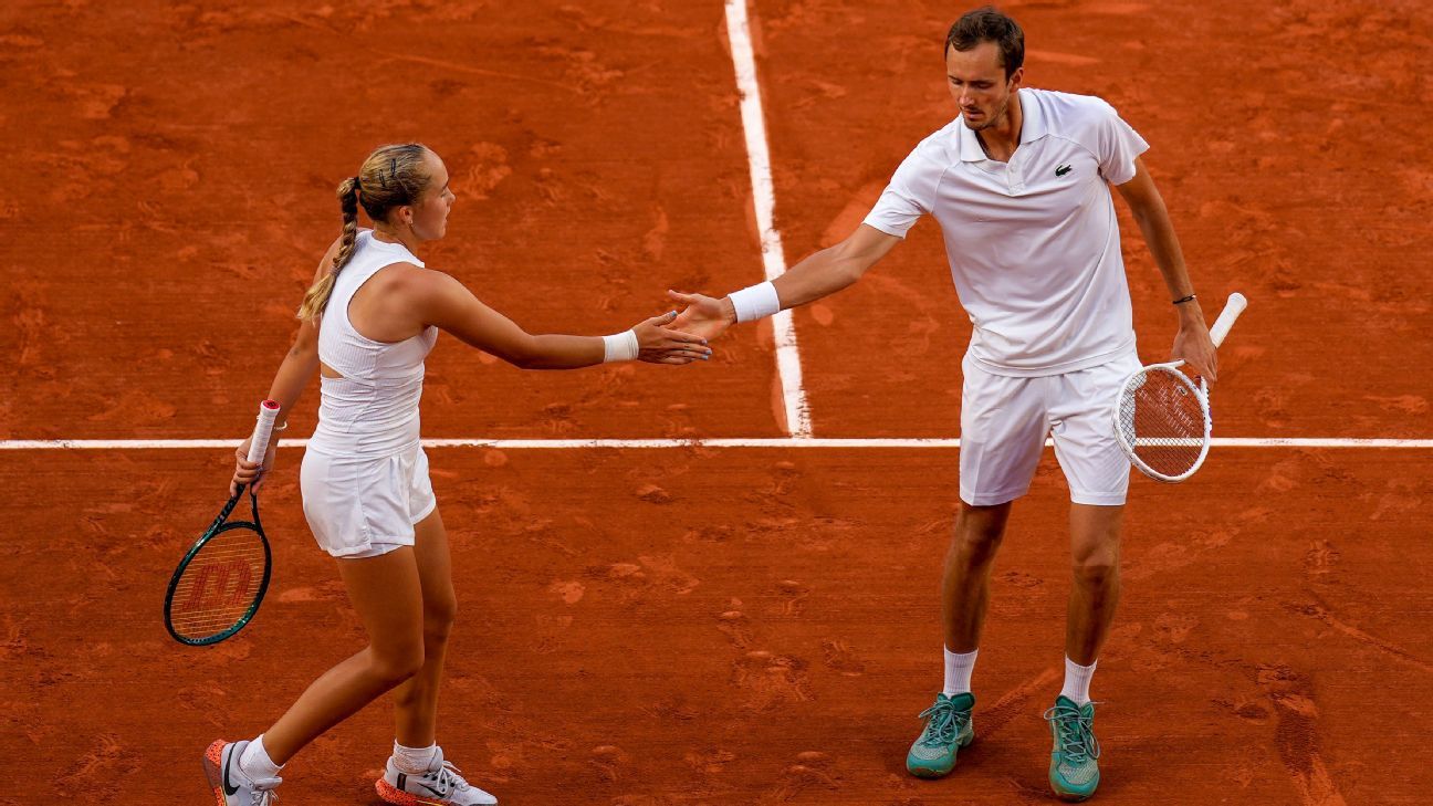 Mirra Andreeva y Daniil Medvedev