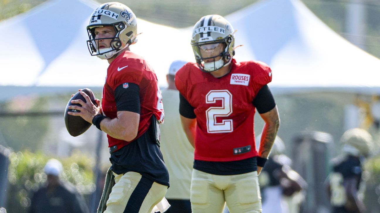 Saints yet to make call on starting QB, Kellen Moore says - ESPN