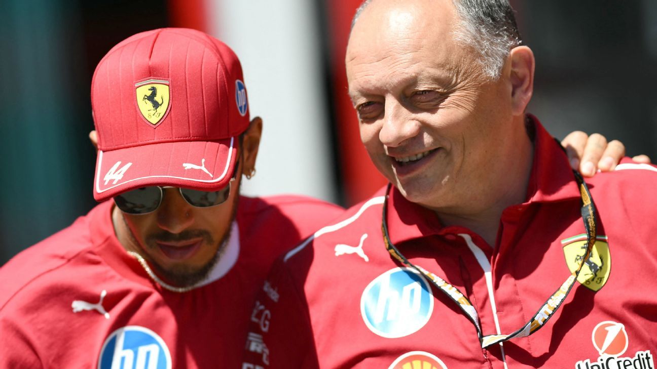 Lewis Hamilton, Ferrari must improve in F1 2026 - Fred Vasseur - ESPN