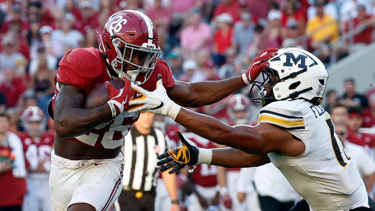 Tide RB Miller expected back for UGA showdown