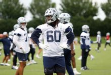 Cowboys cut short battle for LT, give Guyton first-team reps