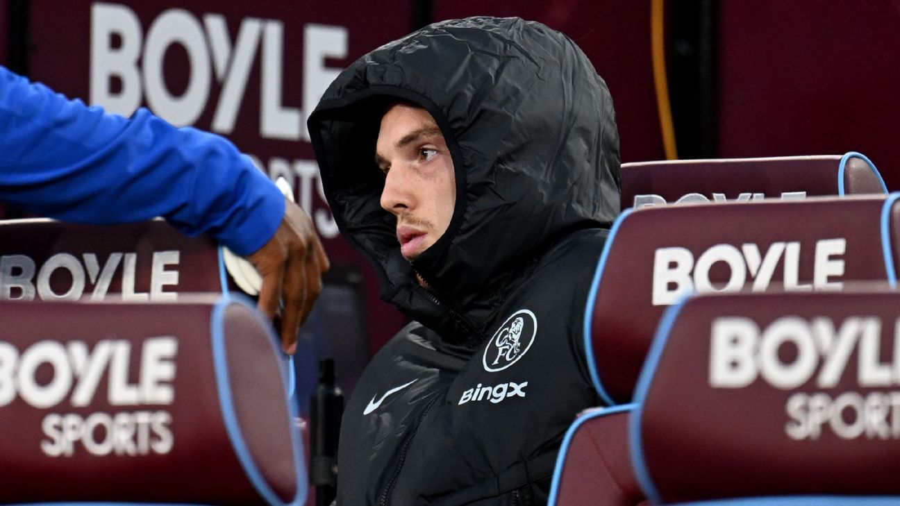 Chelsea's Palmer injured in warmup vs. West Ham
