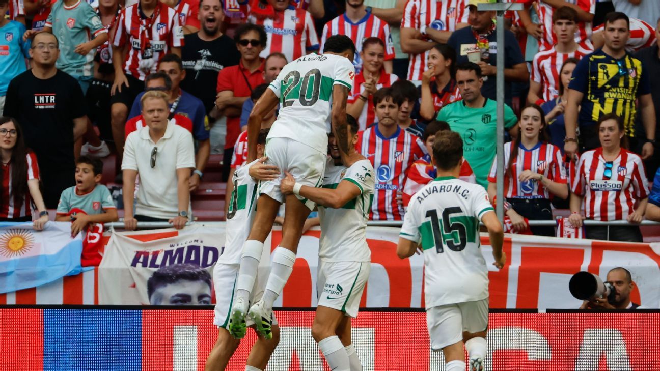 Buena asistencia de Álvaro Rodríguez en el empate de Elche contra ...