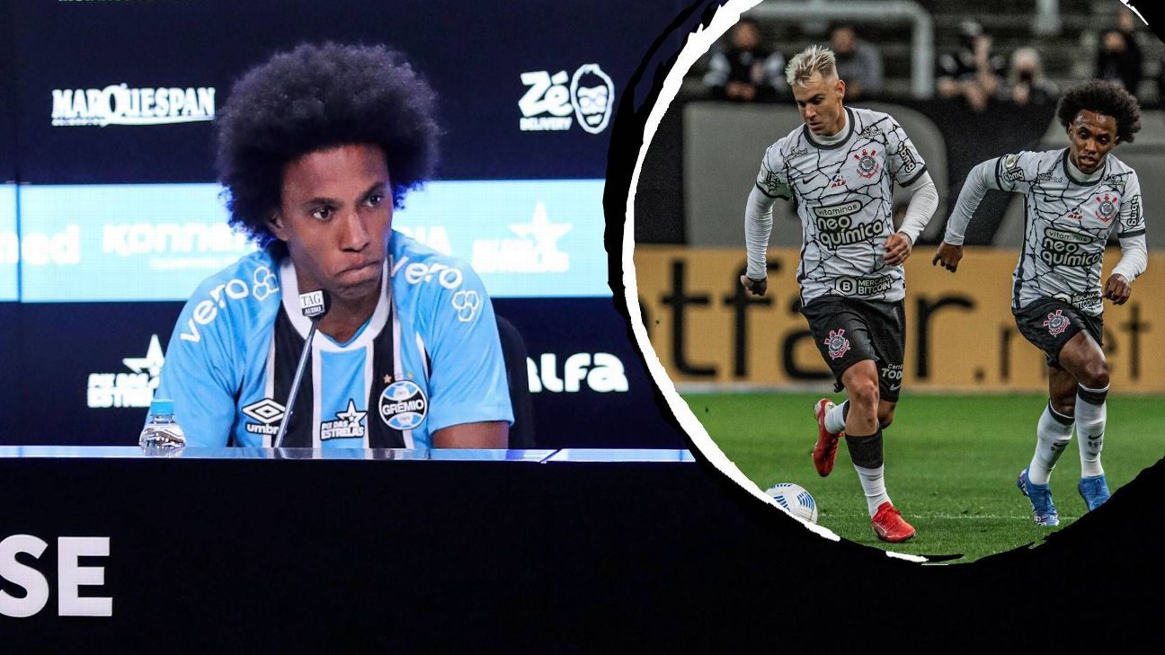 Roger Guedes no Grêmio? Willian comenta sobre possível contratação.