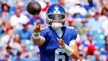 Giants QB2 Jaxson Dart following in Mahomes' rookie footsteps