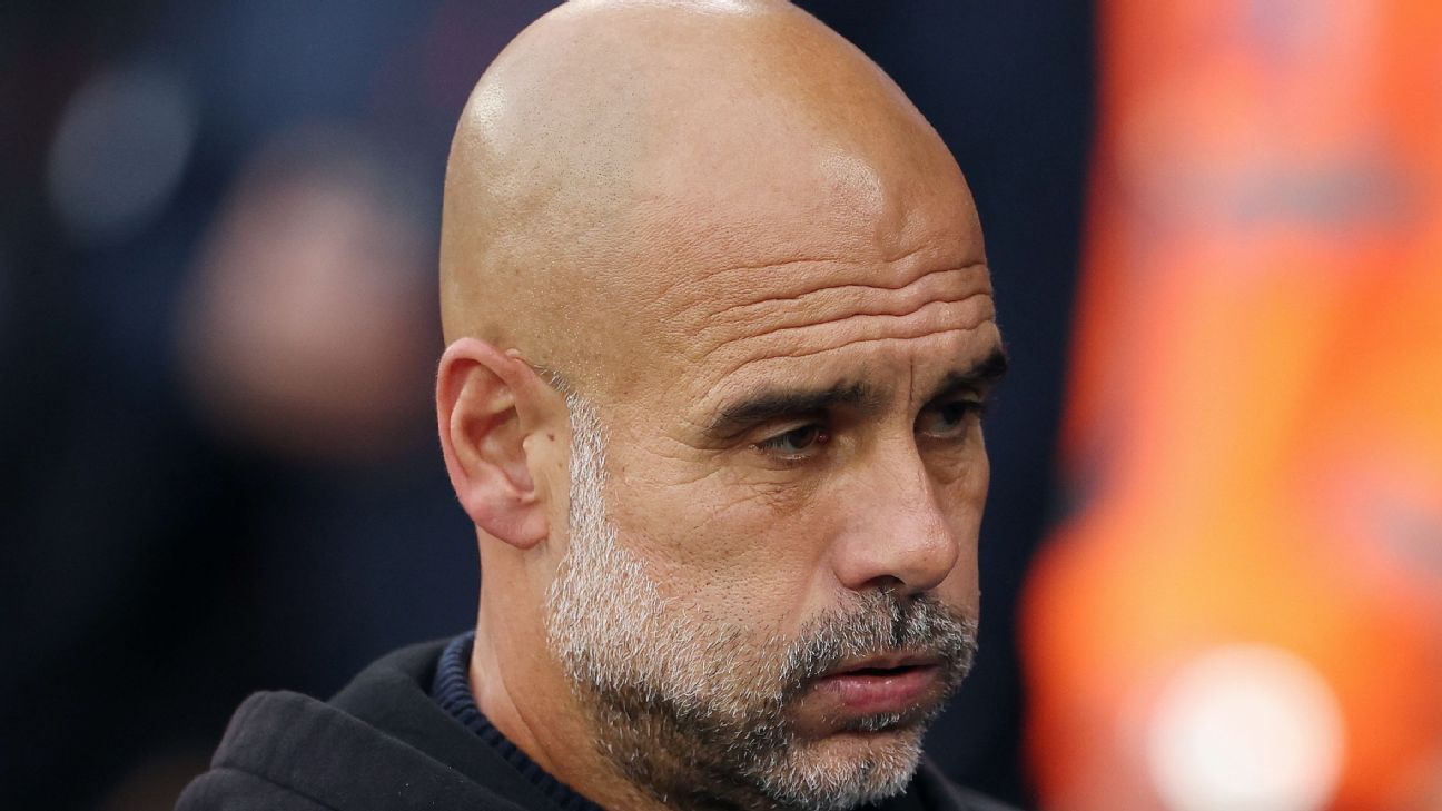 Guardiola dá entrevista 'mais curta da história' e responde perguntas em 70 segundos antes de Fulham x City