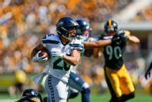 Zach Charbonnet among 4 Seahawks doubtful for Week 3 vs. Saints