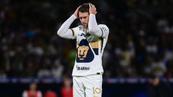 Aaron Ramsey failed a penalty during the duel against Tigres